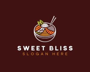 Bibimbap Fresh Meal logo design