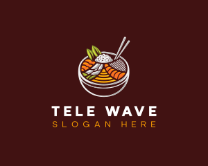 Bibimbap Fresh Meal logo design