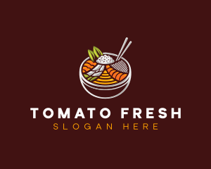 Bibimbap Fresh Meal logo design