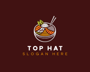 Bibimbap Fresh Meal logo design