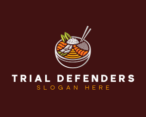 Bibimbap Fresh Meal logo design