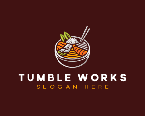 Bibimbap Fresh Meal logo design