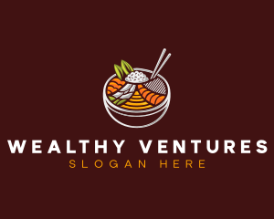 Bibimbap Fresh Meal logo design