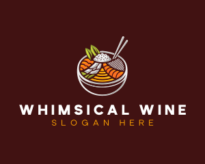 Bibimbap Fresh Meal logo design