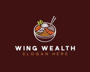 Bibimbap Fresh Meal logo design