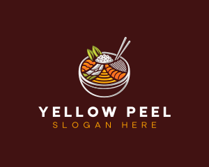 Bibimbap Fresh Meal logo design