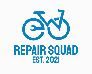 Blue Bike Repair  logo design