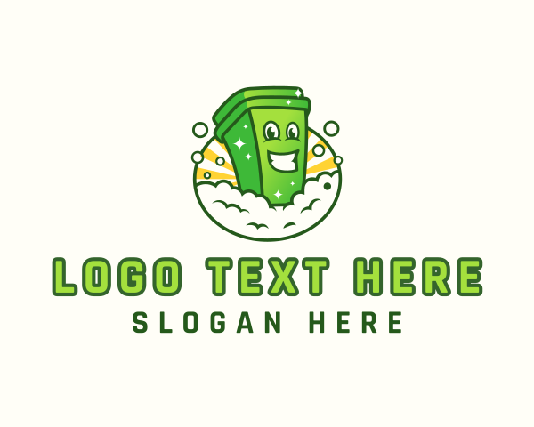 Trash logo example 4