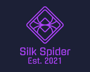 Diamond Purple Spider logo design