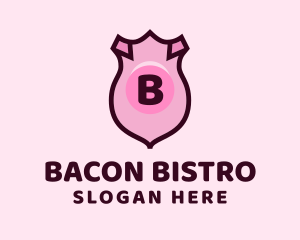 Pig Shield Lettermark logo