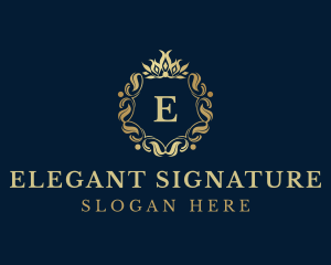 Elegant Decorative Ornament logo design