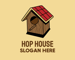 Isometric Bird House logo design