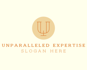 Elegant Letter U logo design