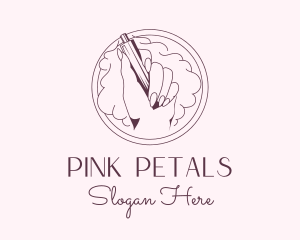 Pink Vape Smoke logo design