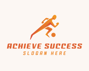 Football Soccer Varsity Sports logo design