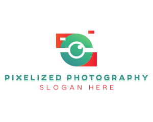 Camera Lens Photography logo design