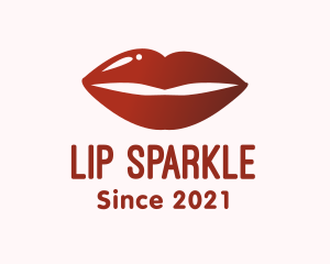 Lip Gloss Makeup logo design