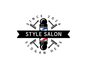 Barbershop Grooming Shaver logo design