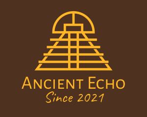 Ethnic Mayan Temple logo