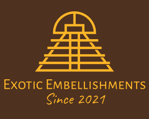 Ethnic Mayan Temple logo