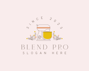 Floral Pastry Baking logo design