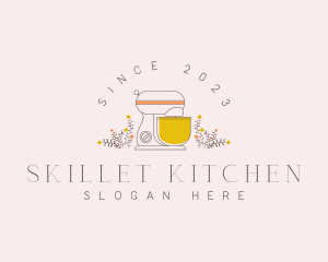 Floral Pastry Baking logo design