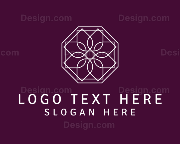 Floral Tile Pattern Logo