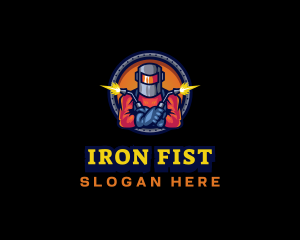 Welding Industrial Ironwork logo design