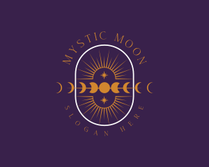 Mystical Psychic Moon logo design