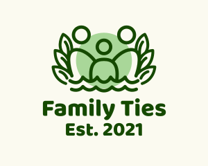 Organic Family People logo design