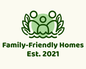 Organic Family People logo design