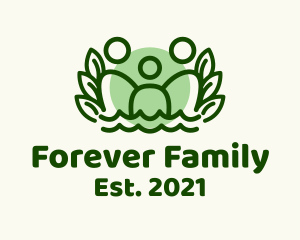 Organic Family People logo design