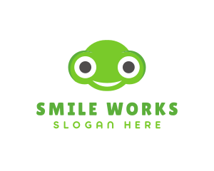 Frog Toad Smile logo design