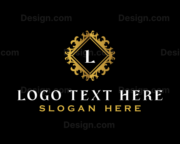 Elegant Ornamental Crest Logo