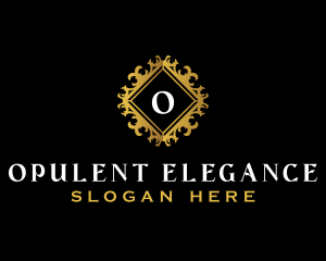 Elegant Ornamental Crest logo design