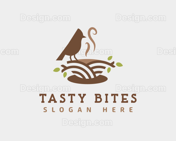 Organic Coffee Cafe Logo