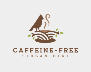 Organic Coffee Cafe logo design