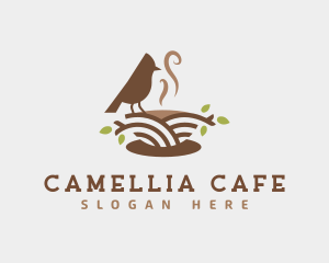 Organic Coffee Cafe logo design