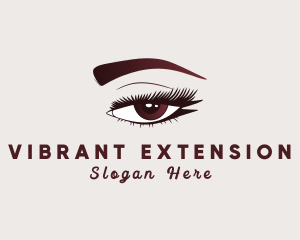 Feminine Eyelash Beauty logo design