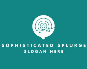 Aquatic Dolphin Ripple logo design