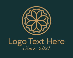Gold Flower Centerpiece  logo