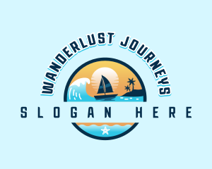 Tropical Island Sailing logo design