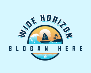 Tropical Island Sailing logo design