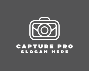 Briefcase Camera Photo logo design