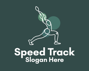 Stretch Yoga Monoline Logo