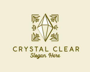 Premium Crystal Gem logo design