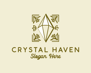 Premium Crystal Gem logo design