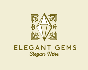 Premium Crystal Gem logo design