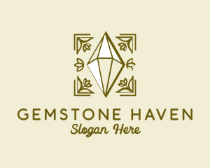 Premium Crystal Gem logo design