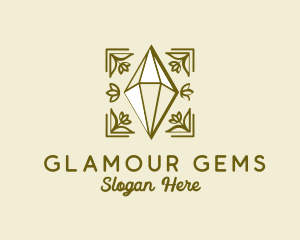 Premium Crystal Gem logo design